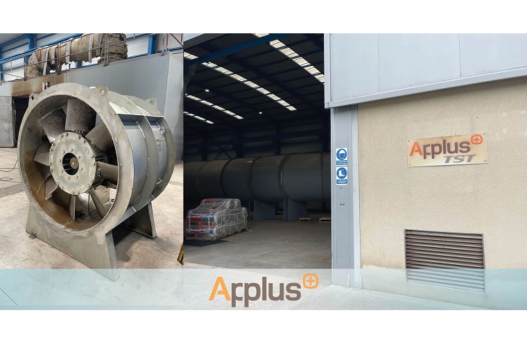 2000 mm Diameter Aironn Smoke Exhaust Fan Successfully Passed High Temperature Tests