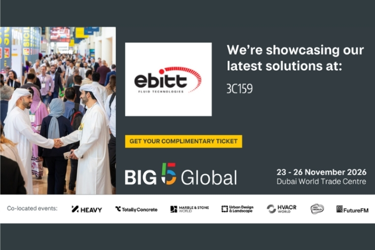 EBITT to Showcase Pump and System Solutions at Big 5 Global 2026