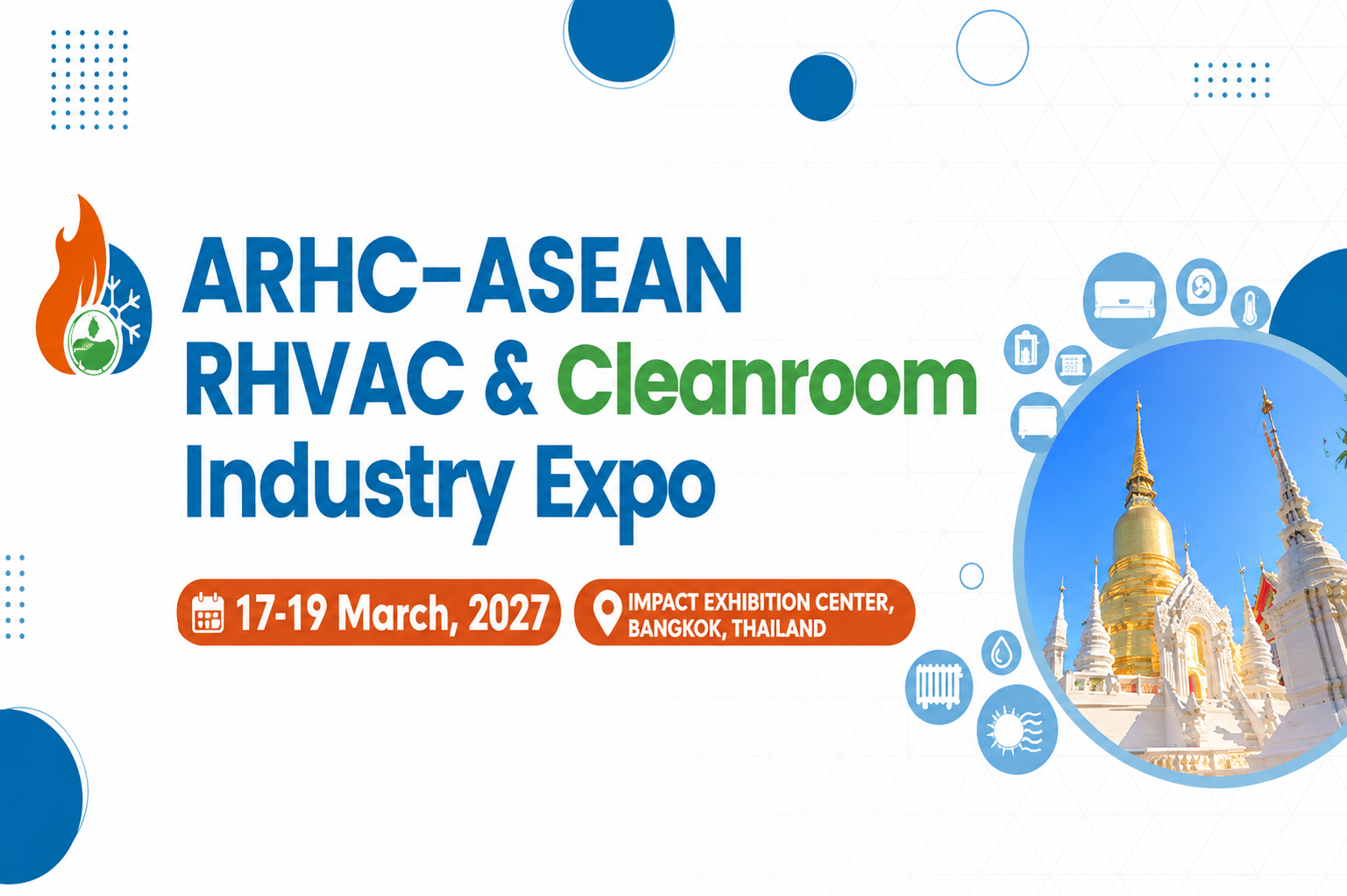 ARHC 2027 to Connect Global HVACR and Cleanroom Industries with Southeast Asia