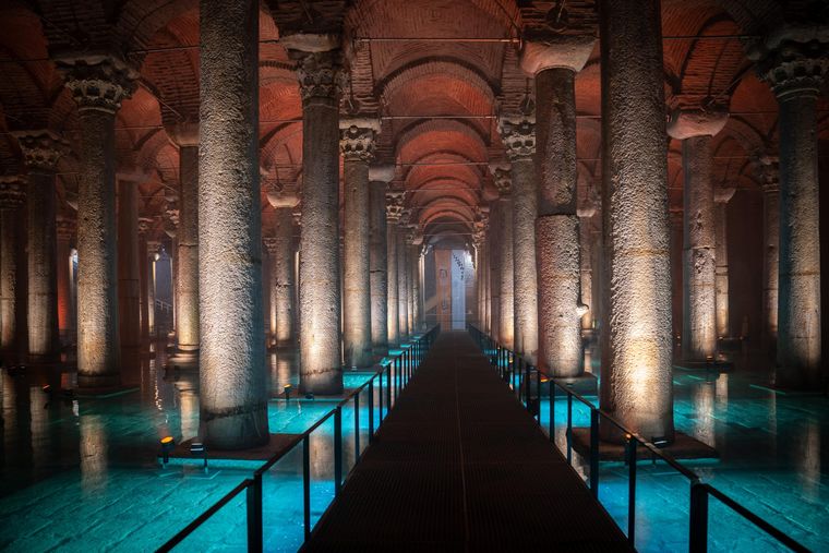 High Standard DKS Air Handling Units from Doğu Klima were utilized in the Historical Basilica Cistern.